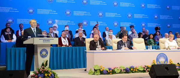 ХХ сессия Ассамблеи народа Казахстана:
 «Казахстан-2050»: один народ – одна страна – одна судьба